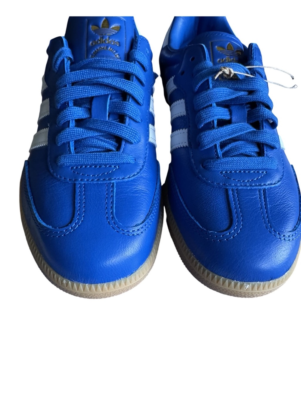 adidas Samba OG Blue White Gum Sneakers Womens 7 / Mens 6 NWT JR0882 w/ Box - Picture 8 of 11
